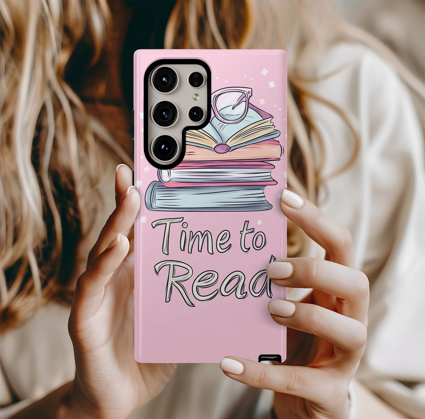 Time to Read Phone Case – A Book Lover’s Escape with Everyday Protection