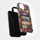 Whimsical Wooden Books Phone Case – Enchanting Literature with Everyday Protection