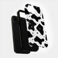 Cow Print & Stars Phone Case – Trendy, Cosmic, and Built for Protection