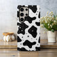 Cow Print & Stars Phone Case – Trendy, Cosmic, and Built for Protection