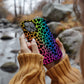 Leopard Rainbow Phone Case – Bold & Colorful with Everyday Protection