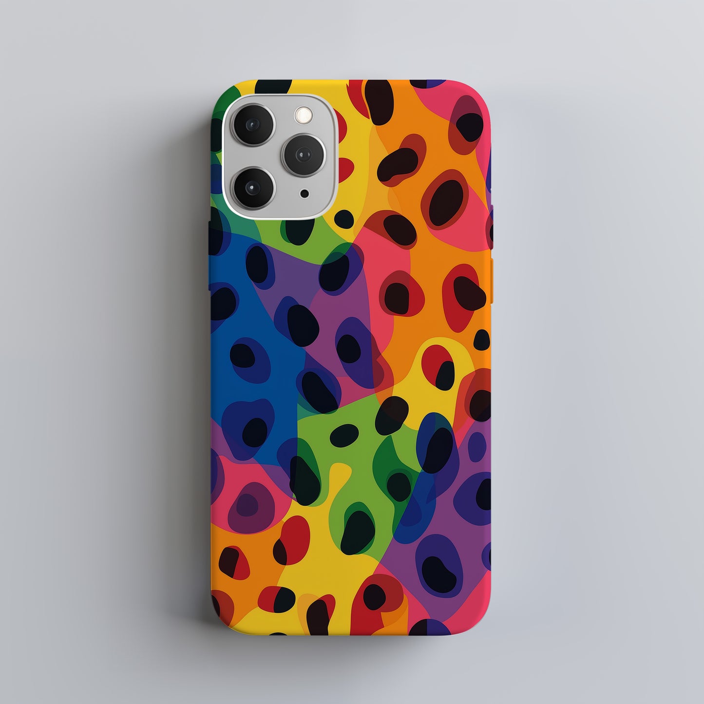 Leopard Rainbow Phone Case – Bold & Colorful with Everyday Protection