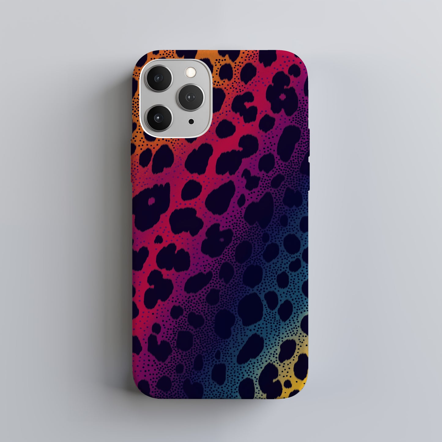 Leopard Rainbow Phone Case – Bold & Colorful with Everyday Protection