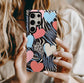 Zebra Hearts Phone Case – Bold Patterns with Everyday Protection