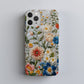 Embroidered Wildflower Phone Case – Nature’s Beauty with Everyday Protection