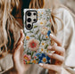 Embroidered Wildflower Phone Case – Nature’s Beauty with Everyday Protection