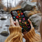 Embroidered Wildflower Phone Case – Nature’s Beauty with Everyday Protection