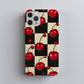 Cherry Checkered Phone Case – Retro Sweetness with Everyday Protection