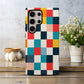 Colorful Checkers Phone Case – Bold Retro Vibes with Everyday Protection