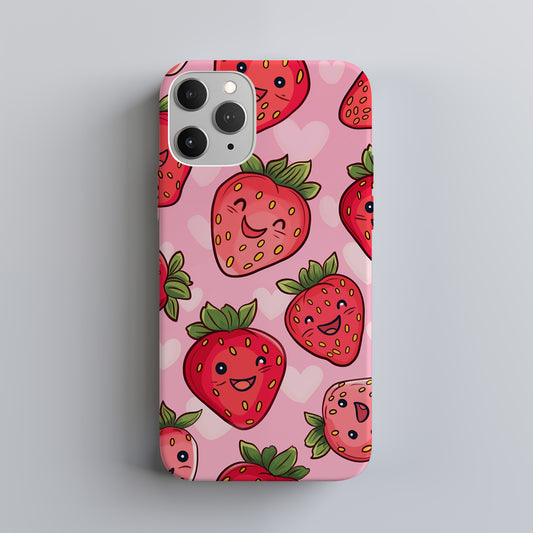 Kawaii Berry Phone Case – Sweet & Playful with Everyday Protection
