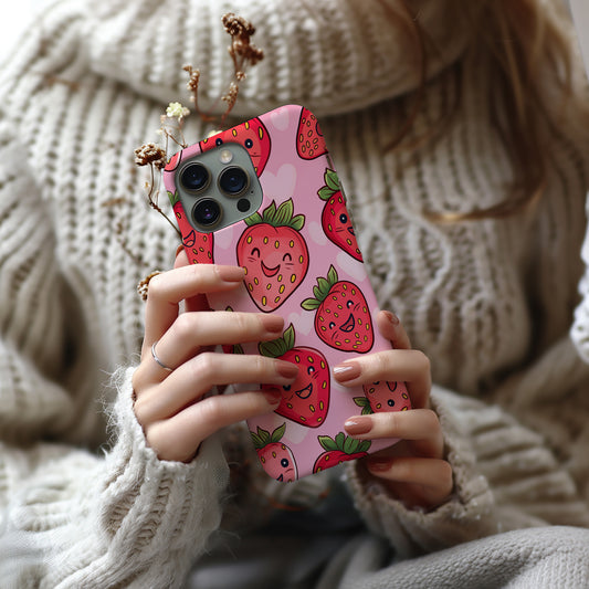 Kawaii Berry Phone Case – Sweet & Playful with Everyday Protection
