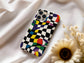 Groovy Checks Phone Case – Retro Funk with Everyday Protection