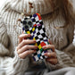 Groovy Checks Phone Case – Retro Funk with Everyday Protection