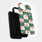 Checkerboard Charm Phone Case – Classic Meets Playful with Everyday Protection