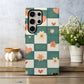 Checkerboard Charm Phone Case – Classic Meets Playful with Everyday Protection