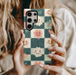 Groovy Love Checks Phone Case – Retro Romance with Everyday Protection