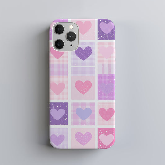 Plaid in Love Phone Case – Cozy Romance with Everyday Protection