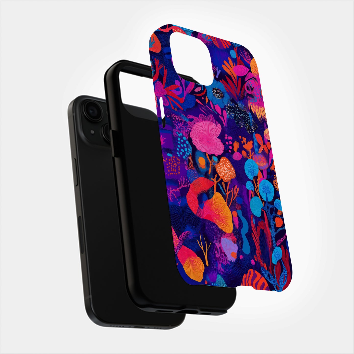 Groove Garden Phone Case – Retro Blooms with Everyday Protection