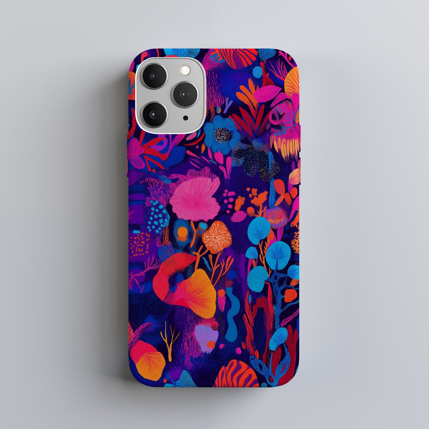 Groove Garden Phone Case – Retro Blooms with Everyday Protection