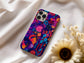 Groove Garden Phone Case – Retro Blooms with Everyday Protection