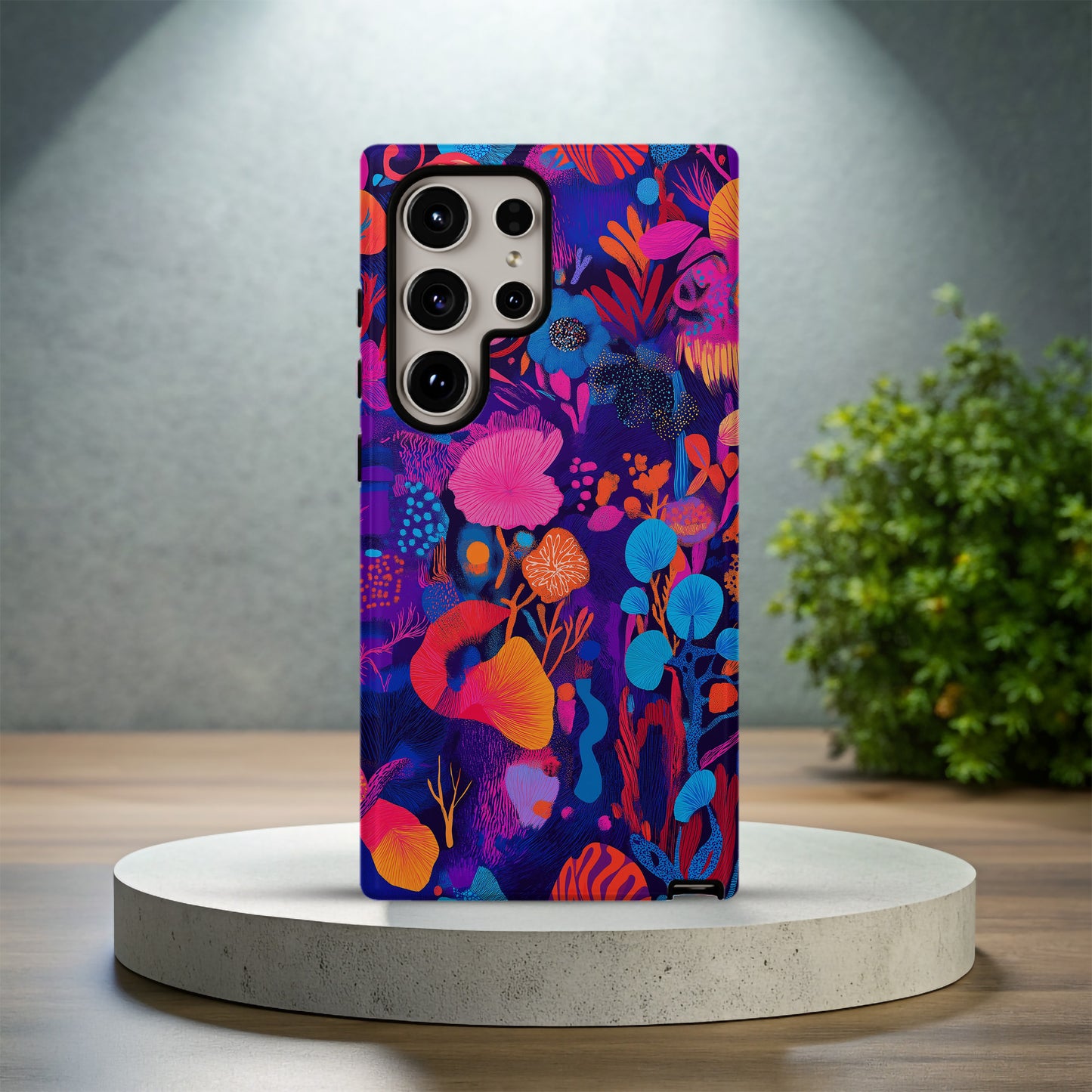 Groove Garden Phone Case – Retro Blooms with Everyday Protection
