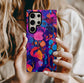 Groove Garden Phone Case – Retro Blooms with Everyday Protection