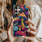 Funky Fungi Phone Case – Retro Mushrooms with Everyday Protection