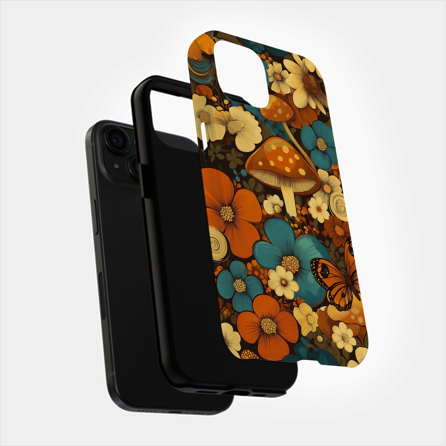 Mushroom Meadow Magic Phone Case – Whimsical Woodland Charm with Everyday Protection