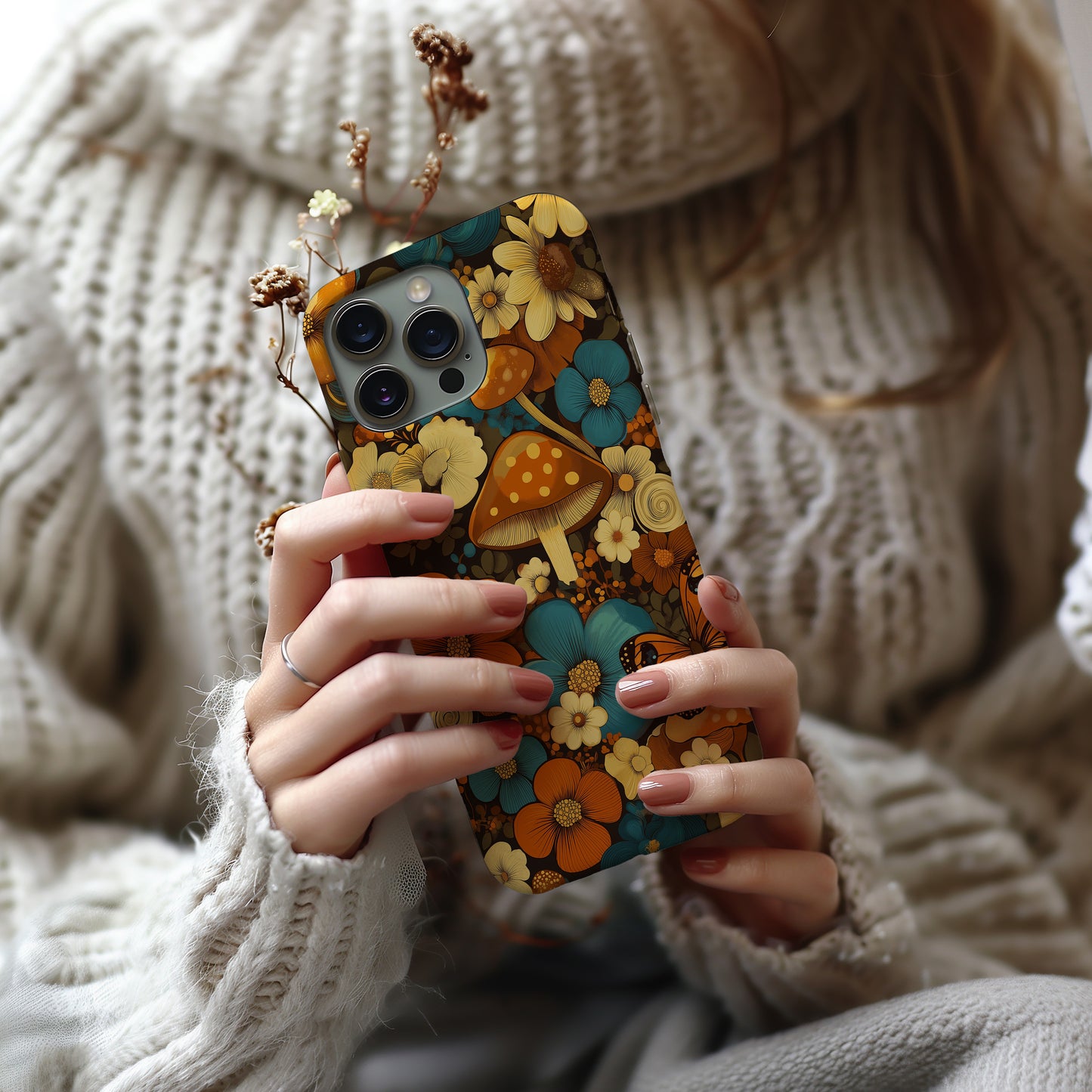 Mushroom Meadow Magic Phone Case – Whimsical Woodland Charm with Everyday Protection