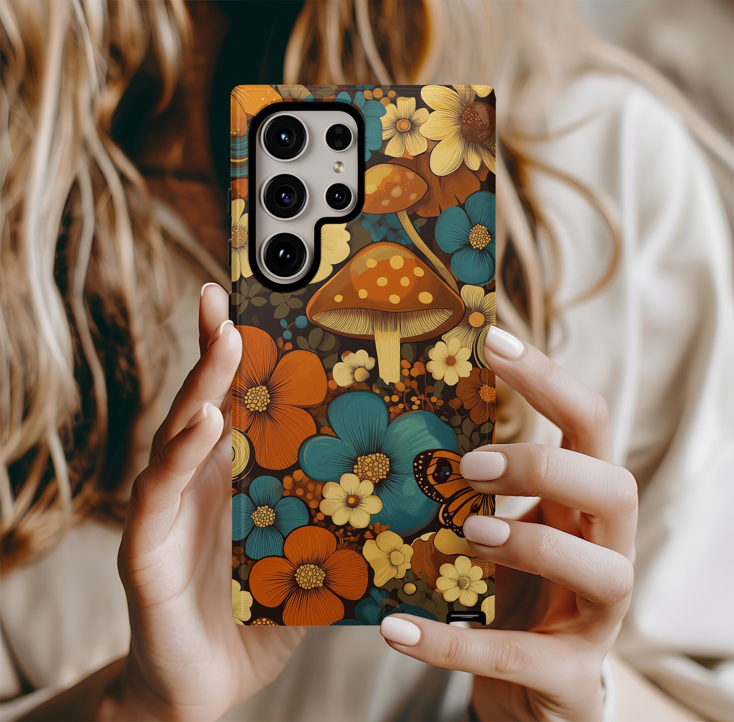 Mushroom Meadow Magic Phone Case – Whimsical Woodland Charm with Everyday Protection