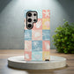 Coastal Checkers Phone Case – Breezy Retro Vibes with Everyday Protection