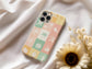 Seashell Squares Phone Case – Coastal Elegance with Everyday Protection