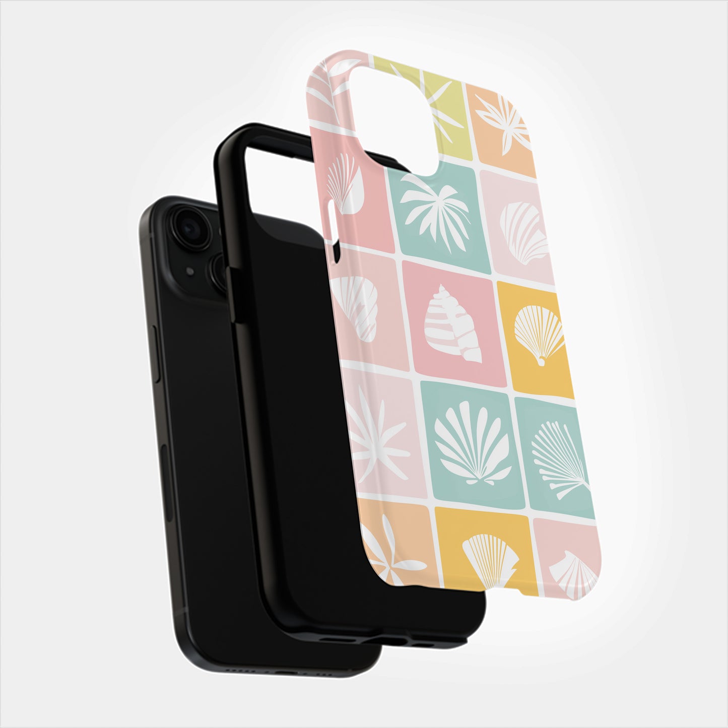 Tropical Tiles Phone Case – Island Vibes with Everyday Protection