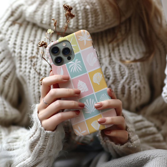 Tropical Tiles Phone Case – Island Vibes with Everyday Protection