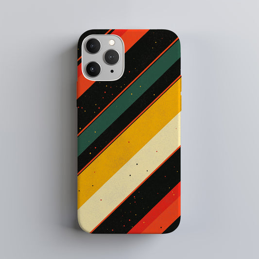 Groove Lines Phone Case – Retro Waves with Everyday Protection