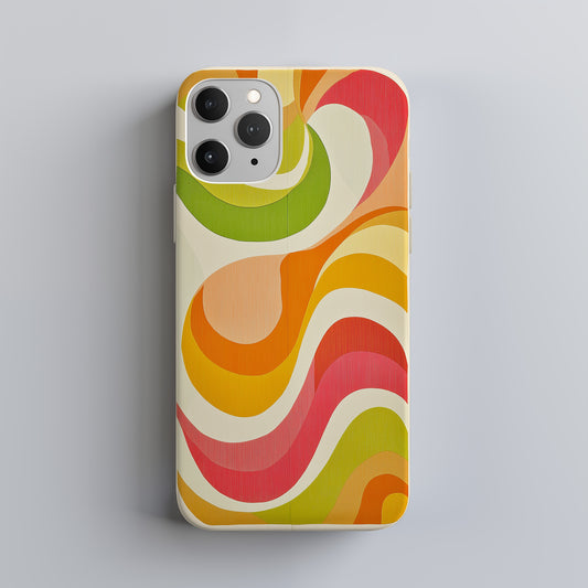 Sunset Swish Phone Case – Bold Gradient Flow with Everyday Protection