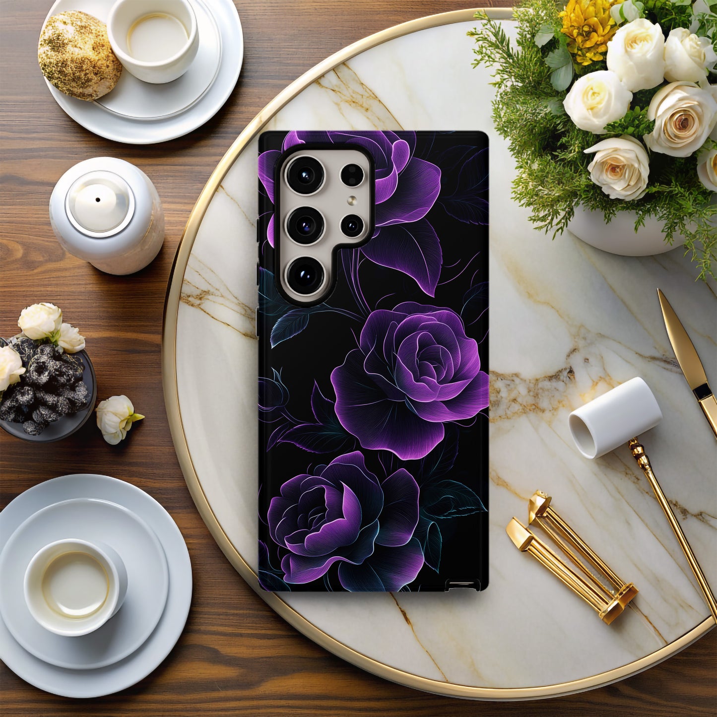 Rose Radiance Phone Case – Elegant Floral Beauty with Everyday Protection