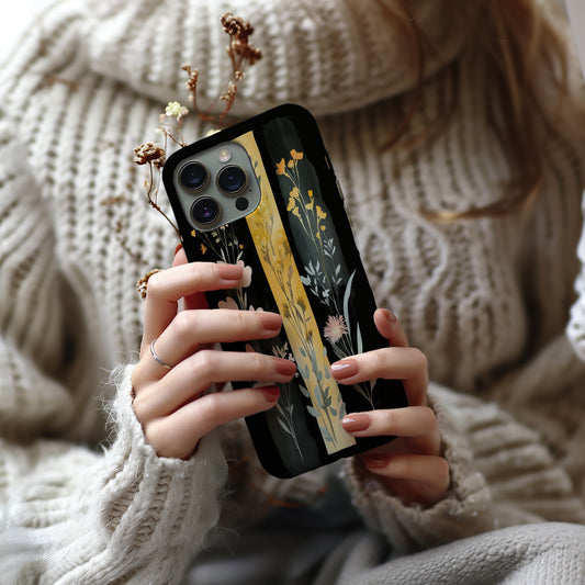 Floral Strokes Phone Case – Artistic Blooms with Everyday Protection