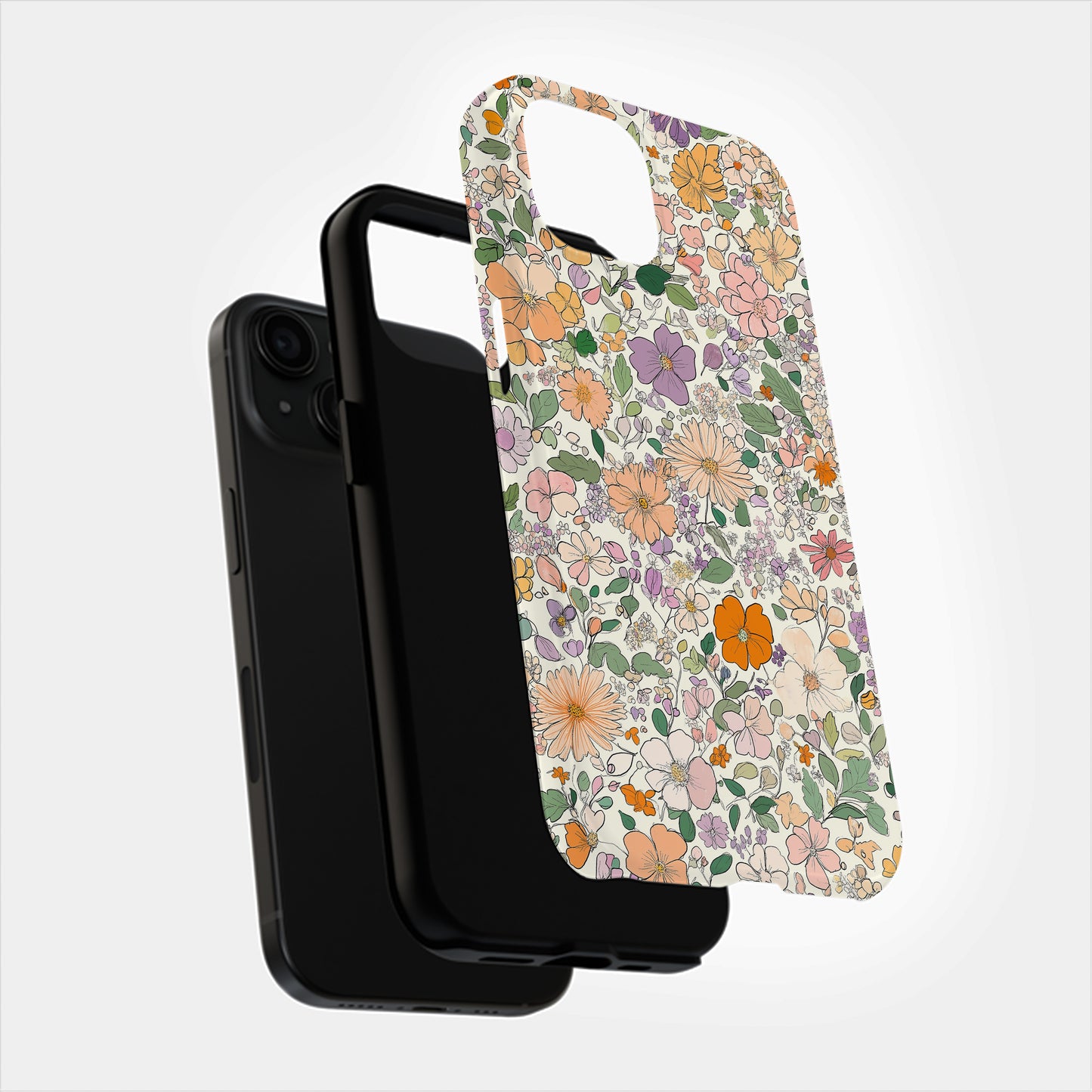 Blush Bloom Phone Case – Soft Floral Elegance with Everyday Protection
