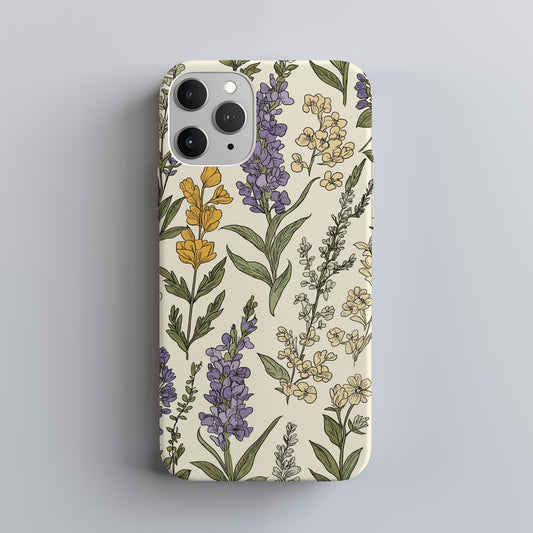 Whispering Wildflowers Phone Case – Gentle Nature with Everyday Protection