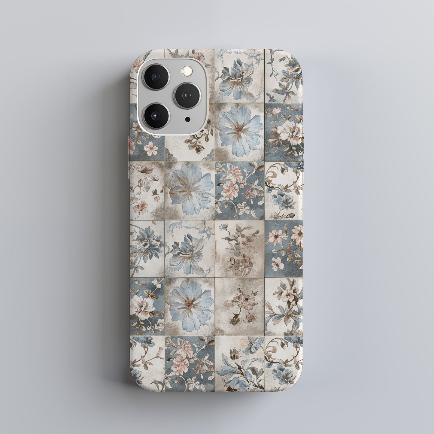 Petal Mosaic Phone Case – Artistic Florals with Everyday Protection