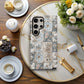 Petal Mosaic Phone Case – Artistic Florals with Everyday Protection