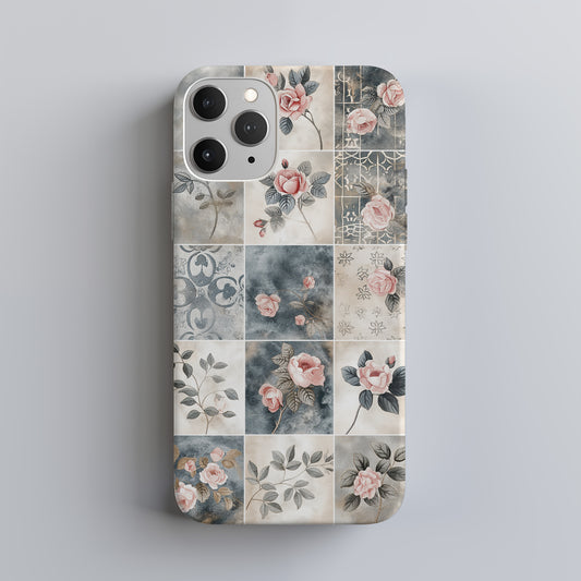 Botanic Tileworks Phone Case – Garden Elegance in Every Square with Everyday Protection