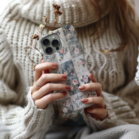 Botanic Tileworks Phone Case – Garden Elegance in Every Square with Everyday Protection