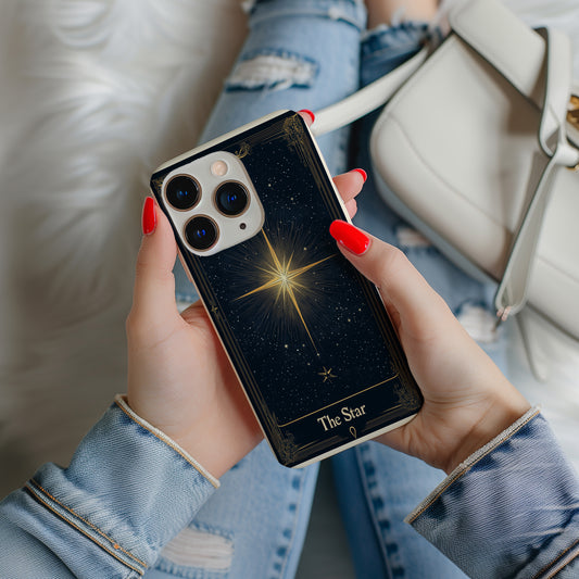 Star Arcana Phone Case – Tarot Magic Meets Celestial Elegance with Everyday Protection