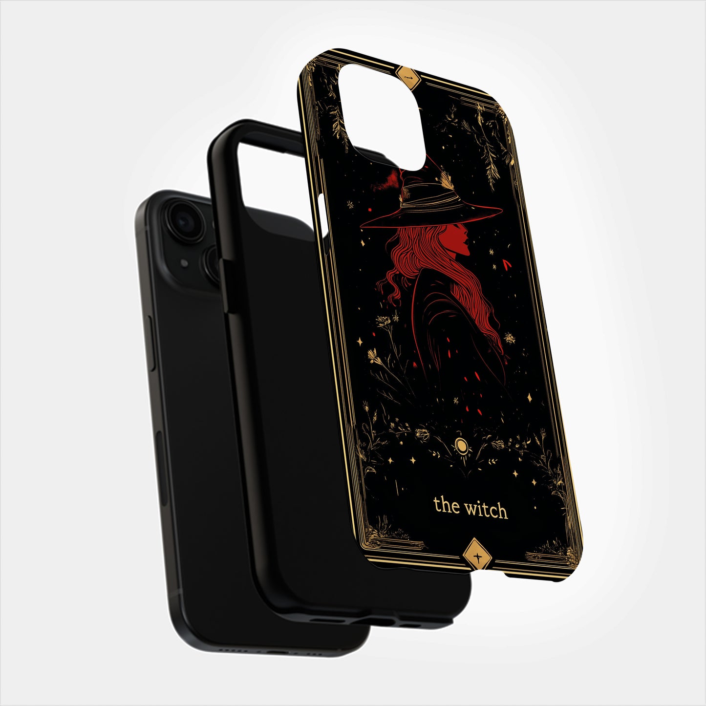The Inferno Witch Phone Case – Dark Magic Meets Fiery Power with Everyday Protection