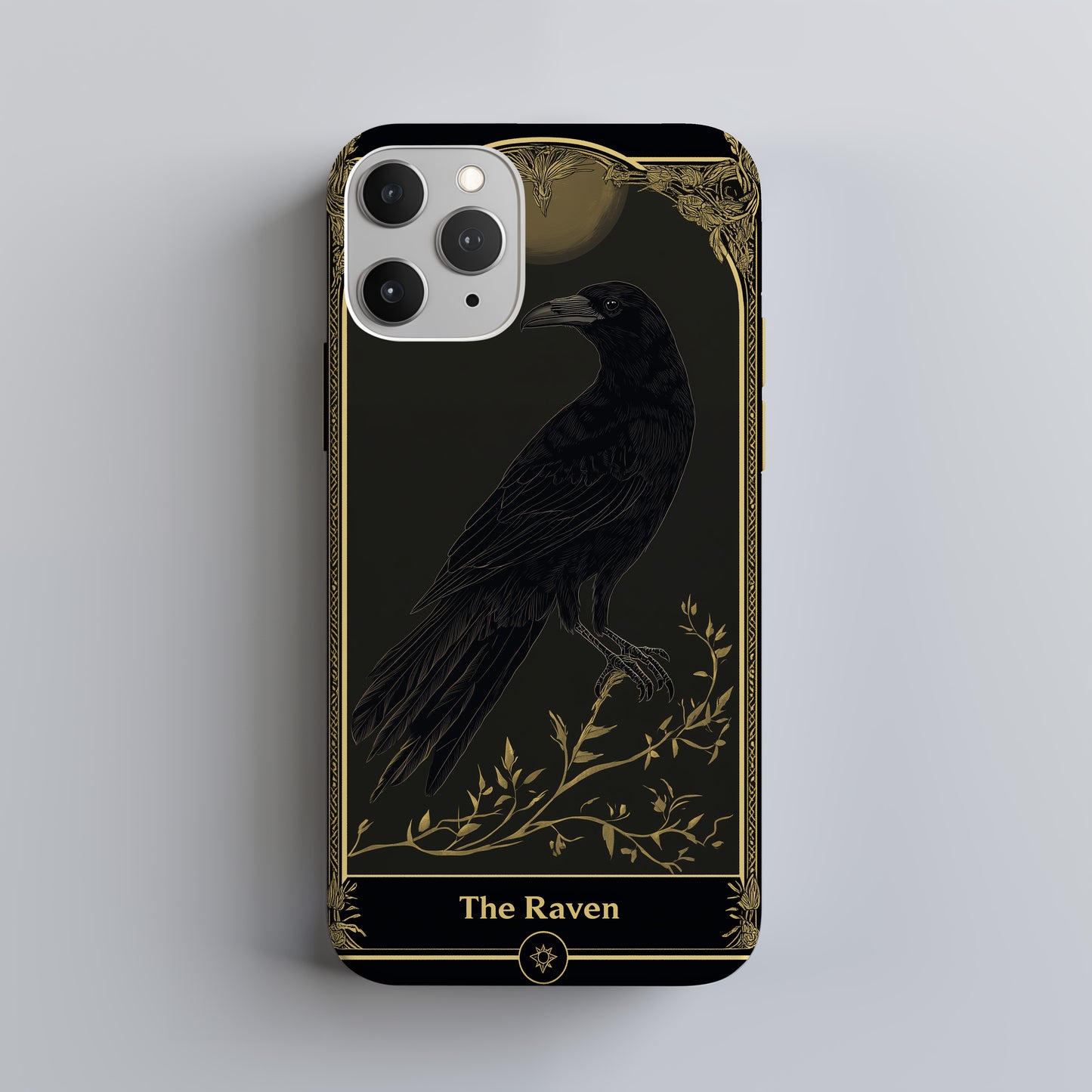 Tarot of the Dark Feather Phone Case – Mystical Insight with Raven’s Wisdom and Everyday Protection