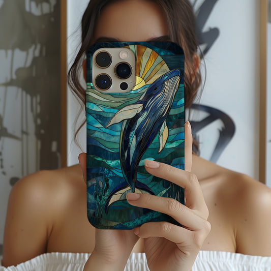 Blue Tide Mosaics Phone Case – Ocean-Inspired Artistry with Everyday Protection