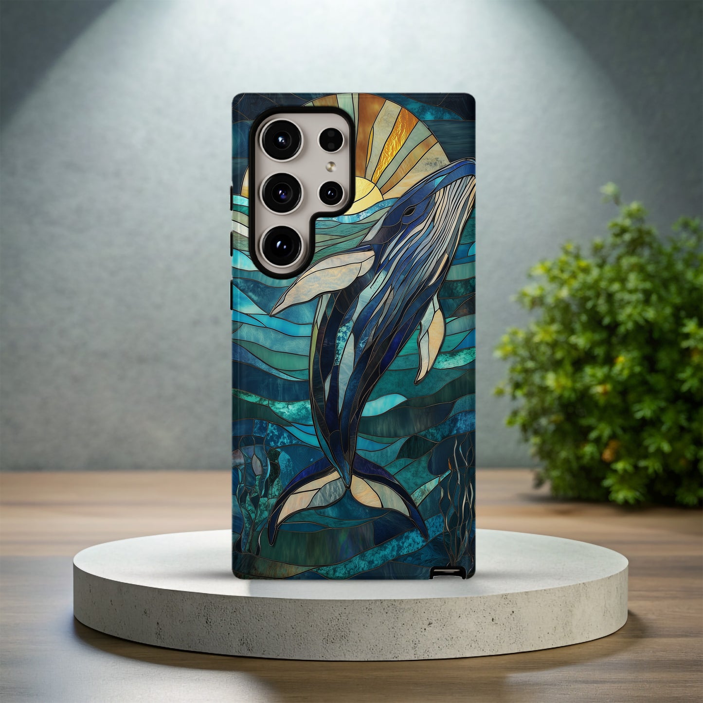 Blue Tide Mosaics Phone Case – Ocean-Inspired Artistry with Everyday Protection