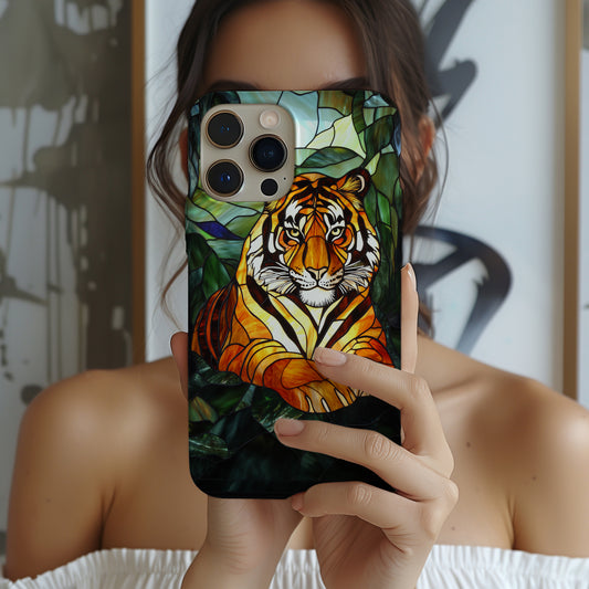 Glass of the Wild Phone Case – Nature’s Power in Stained Glass with Everyday Protection